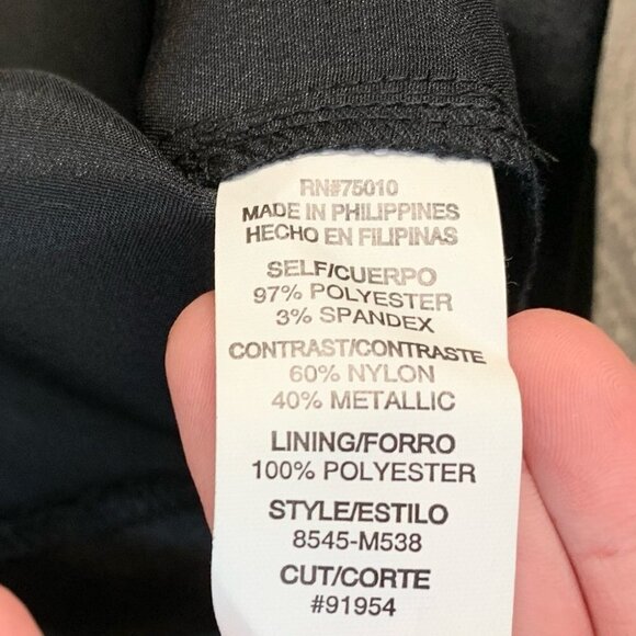 Women’s City Studio Halter Satin Lace Mini Dress Vintage Y2K 2000s Black - Picture 13 of 15